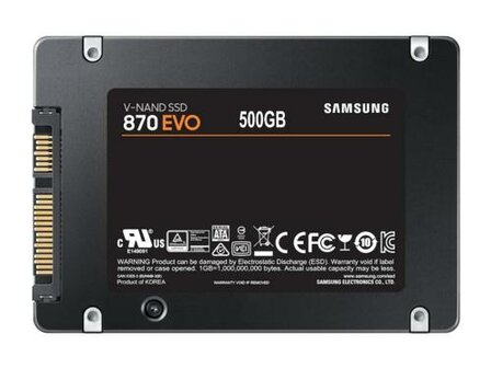 Samsung 870 EVO | 500GB SATA SSD | 2.5&#039;&#039; | 560MB/s