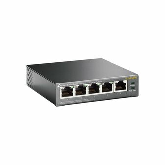 TP-LINK TL-SG1005P Unmanaged Gigabit Ethernet (10/100/1000) Power over Ethernet (PoE) Zwart