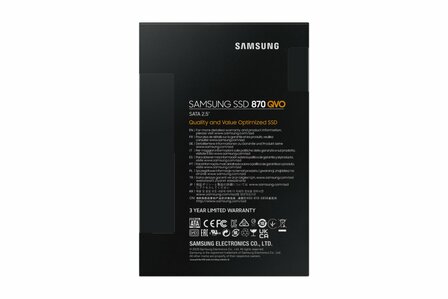 Samsung 870 QVO | 2TB SATA SSD | 2.5&#039;&#039; | 560MB/s