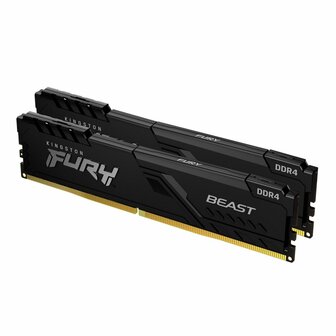 Kingston Fury Beast | 16GB 2x8GB DDR4 | 3600MHz | DIMM | CL17 | Geheugenmodule | RAM