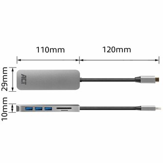 ACT USB-C Docking Station &ndash; AC7050
