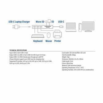 ACT USB-C Docking Station &ndash; AC7050