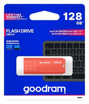 Storage Goodram Flashdrive UME3 128 GB USB Type-A 3.2 Orange