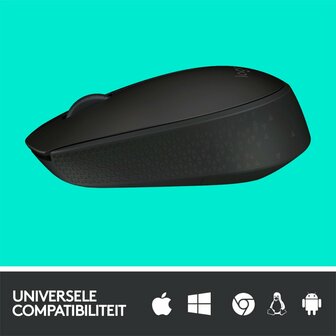 Logitech M171 Draadloze Muis - Zwart