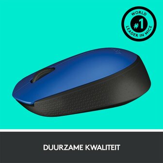 Logitech M171 Draadloze Muis - Blauw