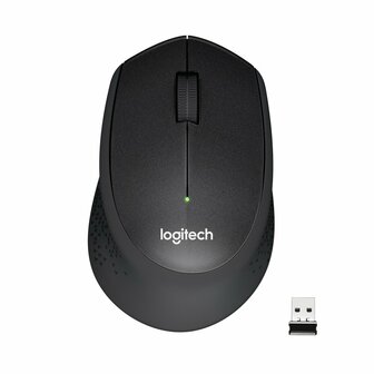 Logitech M330 Stille Draadloze Muis - Zwart