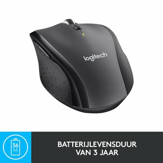 Logitech M705 Draadloze Muis - Zwart