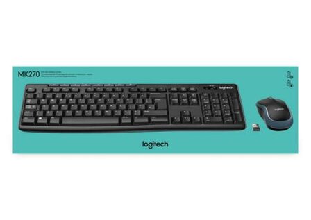 Logitech LGT-MK270-US Draadloze Muis en Toetsenbordcombo QWERTY