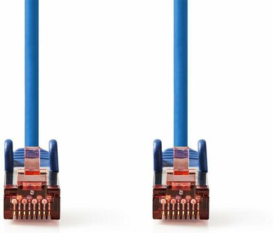 Nedis CCGP85221BU20 netwerkkabel Blauw 2 m Cat6 S/FTP (S-STP)