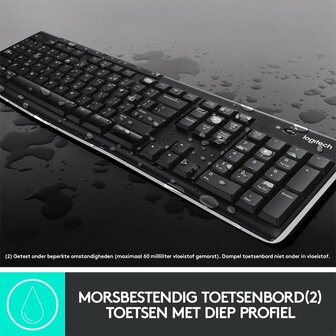 Logitech MK270 Draadloze Muis en Toetsenbordcombo QWERTZ