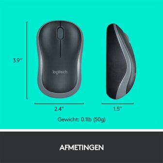 Logitech MK270 Draadloze Muis en Toetsenbordcombo QWERTZ