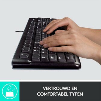 Logitech K120 Zakelijk Bedraad Toetsenbord QWERTY - Retail