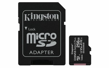 Kingston Technology Canvas Select Plus 256 GB MicroSDXC UHS-I Klasse 10