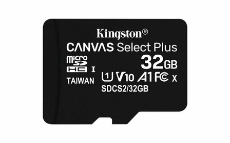 Kingston Technology Canvas Select Plus flashgeheugen 32 GB MicroSDHC UHS-I Klasse 10