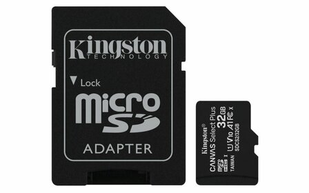 Kingston Technology Canvas Select Plus flashgeheugen 32 GB MicroSDHC UHS-I Klasse 10