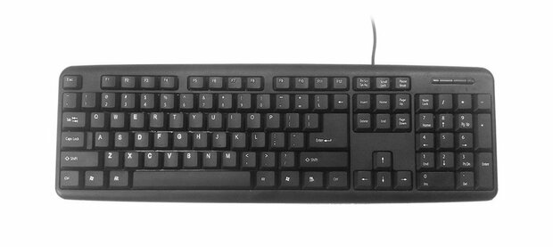 Gembird KB-U-103 Bedraad Toetsenbord QWERTY