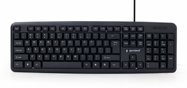 Gembird KB-U-103 Bedraad Toetsenbord QWERTY