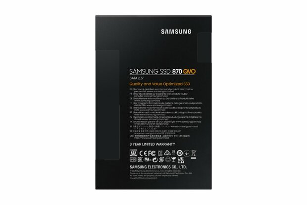 Samsung 870 QVO | 1TB SATA SSD | 2.5'' | 560MB/s