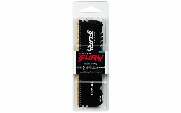 Kingston Fury Beast RGB | 1x32GB DDR4 | 2666MHz | DIMM | CL16 | Geheugenmodule | RAM