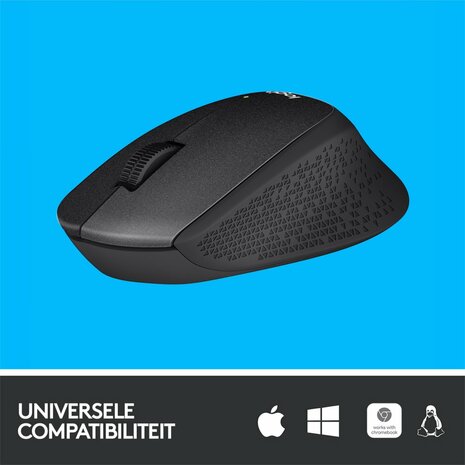 Logitech M330 Stille Draadloze Muis - Zwart