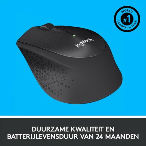 Logitech M330 Stille Draadloze Muis - Zwart