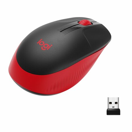 Logitech M190 Draadloze Muis - Rood