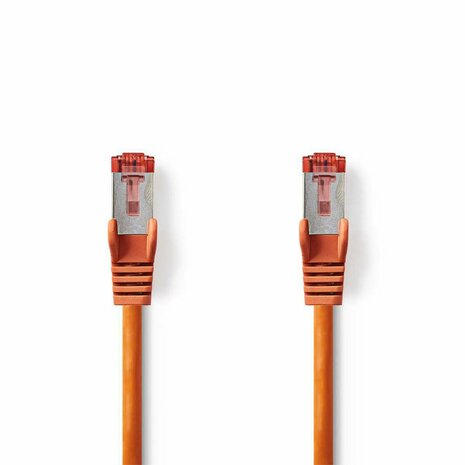 Nedis CCGP85221OG20 netwerkkabel Oranje 2 m Cat6 S/FTP (S-STP)