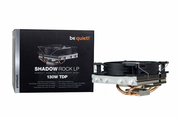 be quiet! Shadow Rock | Low Profile | CPU Luchtkoeler