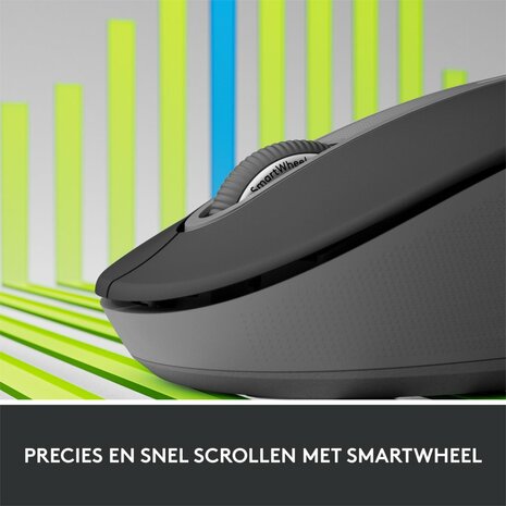 Logitech Signature M650 Draadloze Muis + BT - Grafiet