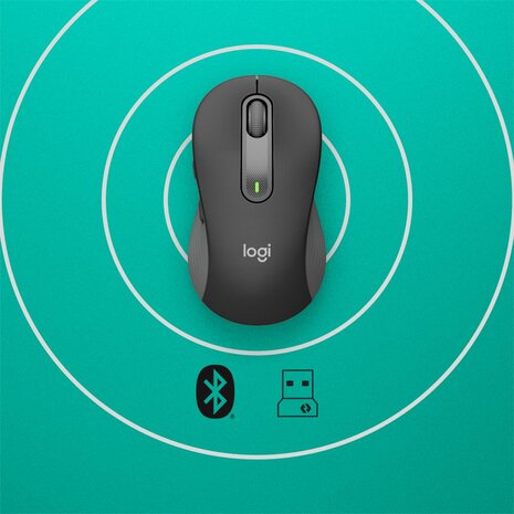 Logitech Signature M650 Draadloze Muis Zakelijk - Grafiet