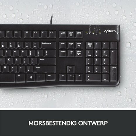 Logitech K120 Zakelijk Bedraad Toetsenbord QWERTY - Retail