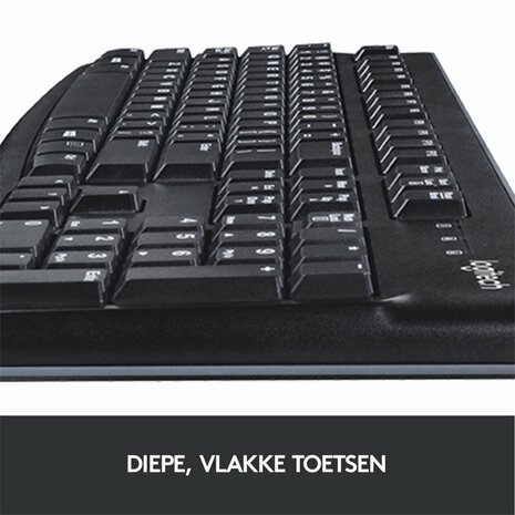 Logitech K120 Zakelijk Bedraad Toetsenbord QWERTY - Retail