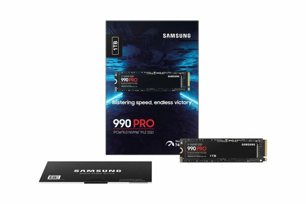 Samsung 990 PRO | 1TB NVMe SSD | M.2 | 7.450MB/s