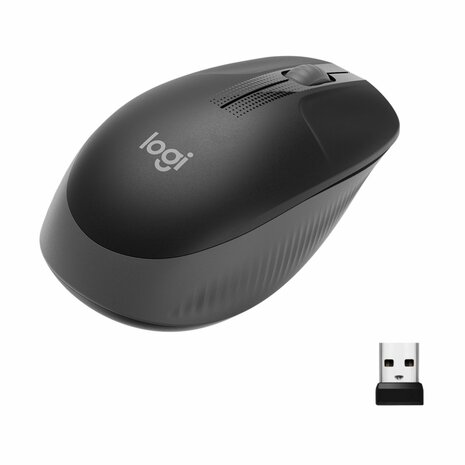 Logitech M190 Draadloze Muis - Zwart