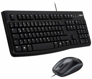 Logitech Bedrade Muis en Toetsenbordcombo QWERTZ