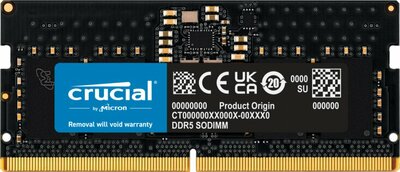 Crucial | 1x8GB DDR5 | 4800MHz | SODIMM | CL40 | Geheugenmodule | RAM