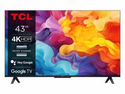 TCL V6B 43V6B tv 109,2 cm (43") 4K Ultra HD Smart TV Wifi Titanium