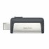 SanDisk Drive USB Ganda Ultra Tipe-C 256 GB USB flash drive USB Type-A / USB Type-C 3.2 Gen 1 (3.1 Gen 1) Grijs, Zilver_