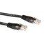 ACT Zwarte 1 meter UTP CAT5E patchkabel met RJ45 connectoren_