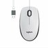 Logitech M100 Bedrade Muis - Wit_