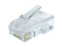 Gembird LC-8P8C-002/50 kabel-connector RJ-45 Transparant_