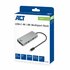 ACT AC7095 laptop dock & poortreplicator Bedraad USB 3.2 Gen 1 (3.1 Gen 1) Type-C Grijs_