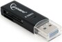 Gembird UHB-CR3-01 geheugenkaartlezer USB Zwart_