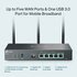 TP-Link Omada ER706W draadloze router Gigabit Ethernet Dual-band (2.4 GHz / 5 GHz) Zwart_